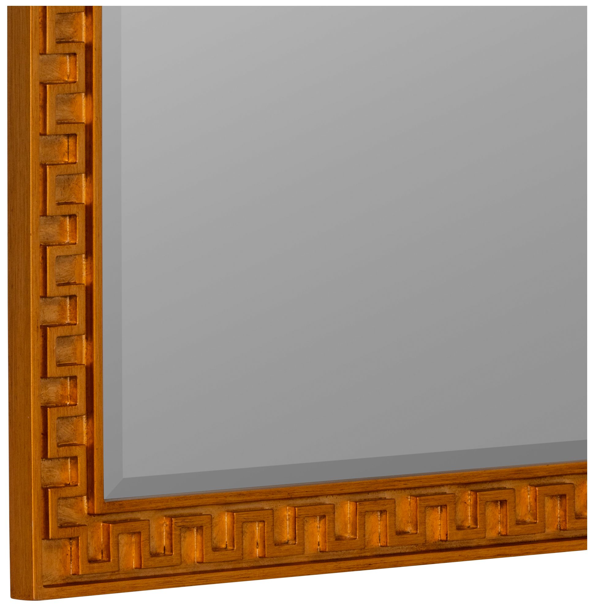 Image 7 Cooper Classics Brook 36" High Antique Gold Serpentine Wall Mirror more views