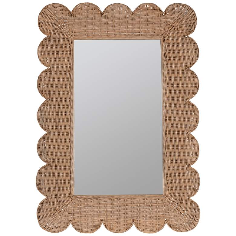Image 1 Cooper Classics Brooke Natural 29 inch x 40 1/2 inch Wall Mirror