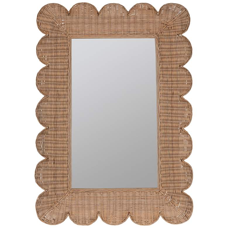 Image 1 Cooper Classics Brooke Natural 29" x 40 1/2" Wall Mirror