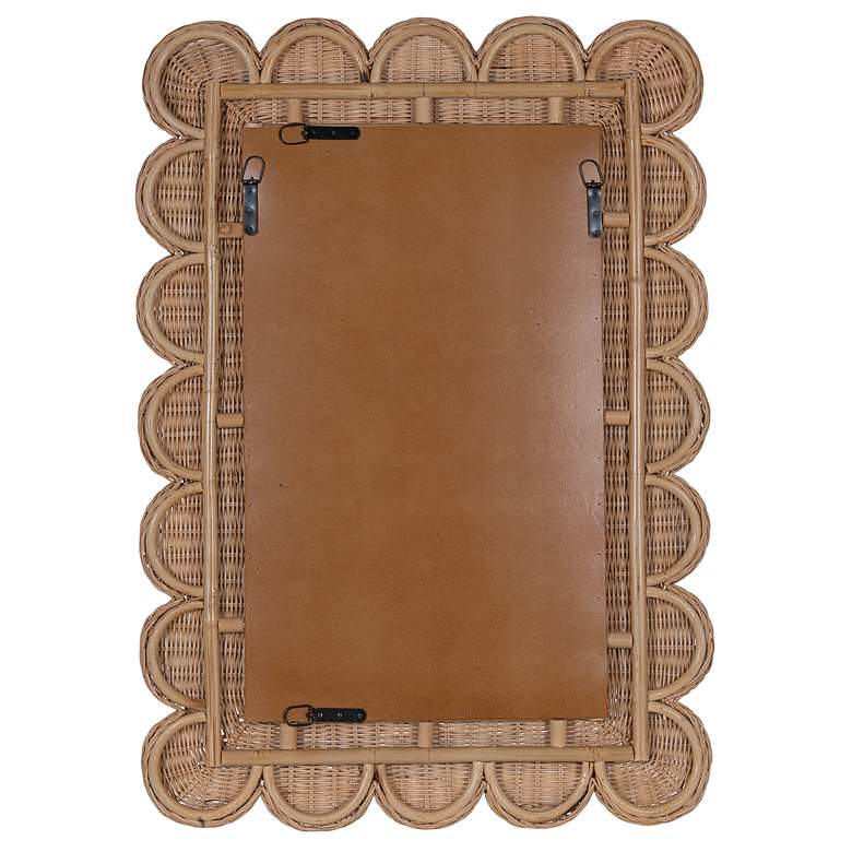 Image 3 Cooper Classics Brooke Natural 29 inch x 40 1/2 inch Wall Mirror more views