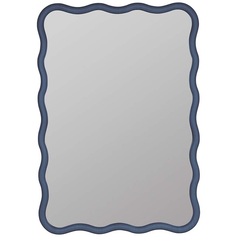 Image 2 Cooper Classics Candace Denim 28" x 40" Wall Mirror