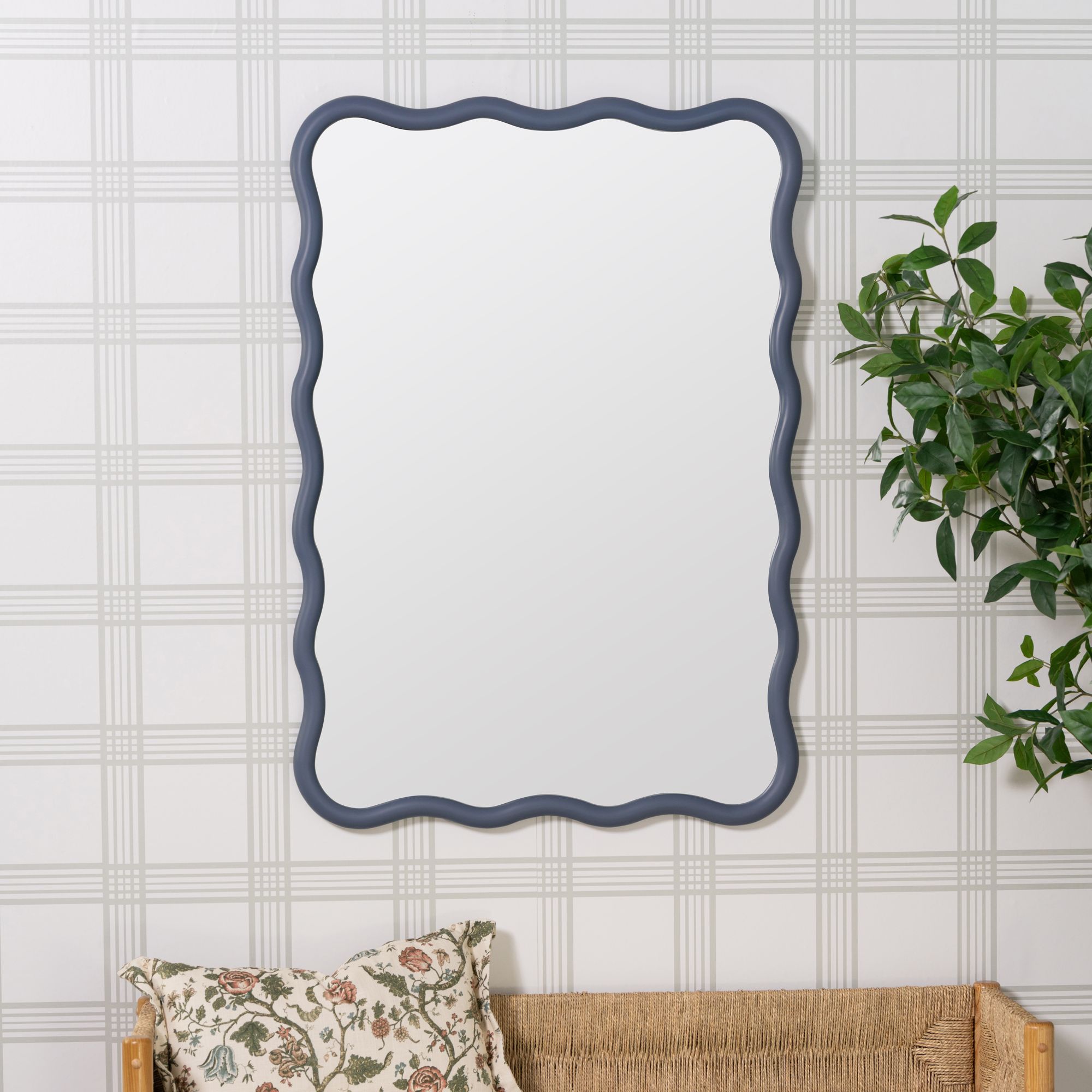 Image 3 Cooper Classics Candace Denim 28" x 40" Wall Mirror more views