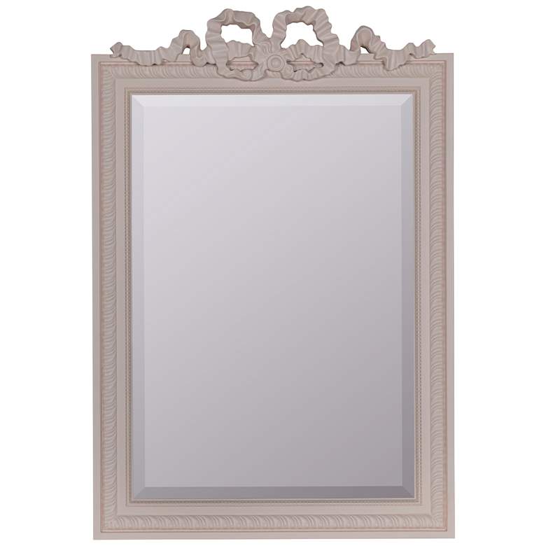 Image 1 Cooper Classics Clarence 36" High Traditional Tissue Pink Wall Mirror