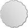 Cooper Classics Cleo Silver 35 1/2" Scalloped Wall Mirror