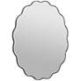 3_Cooper Classics Cleo Silver 35 1/2" Scalloped Wall Mirror more views