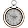 Cooper Classics Compass Black 30 3/4" High Wall Clock