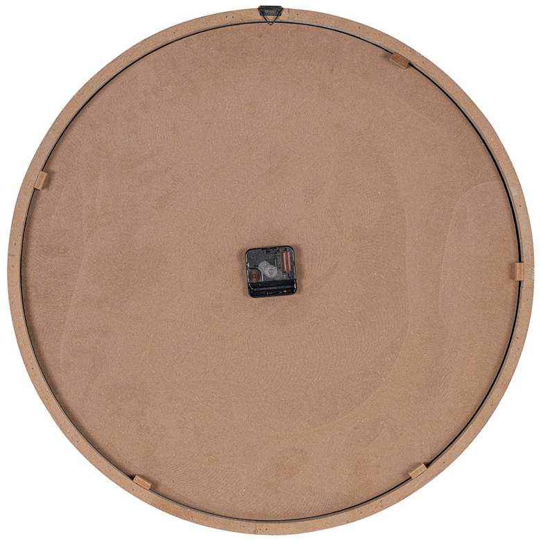 Image 4 Cooper Classics Desra Natural Gray 23 1/2" Round Wall Clock more views