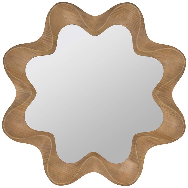 Image 1 Cooper Classics Emerson Natural 36" Sunburst Wall Mirror