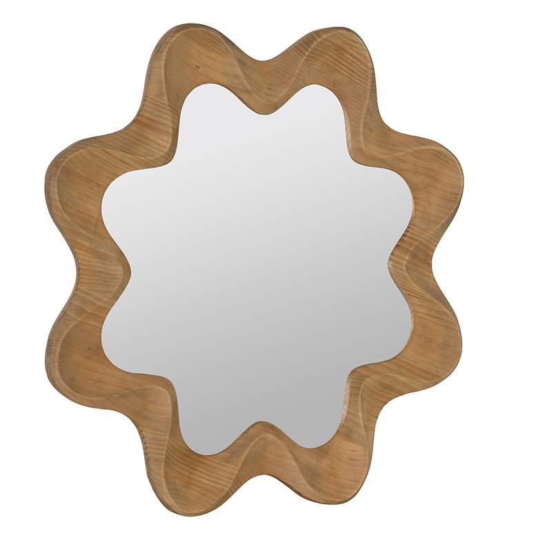 Image 5 Cooper Classics Emerson Natural 36" Sunburst Wall Mirror more views
