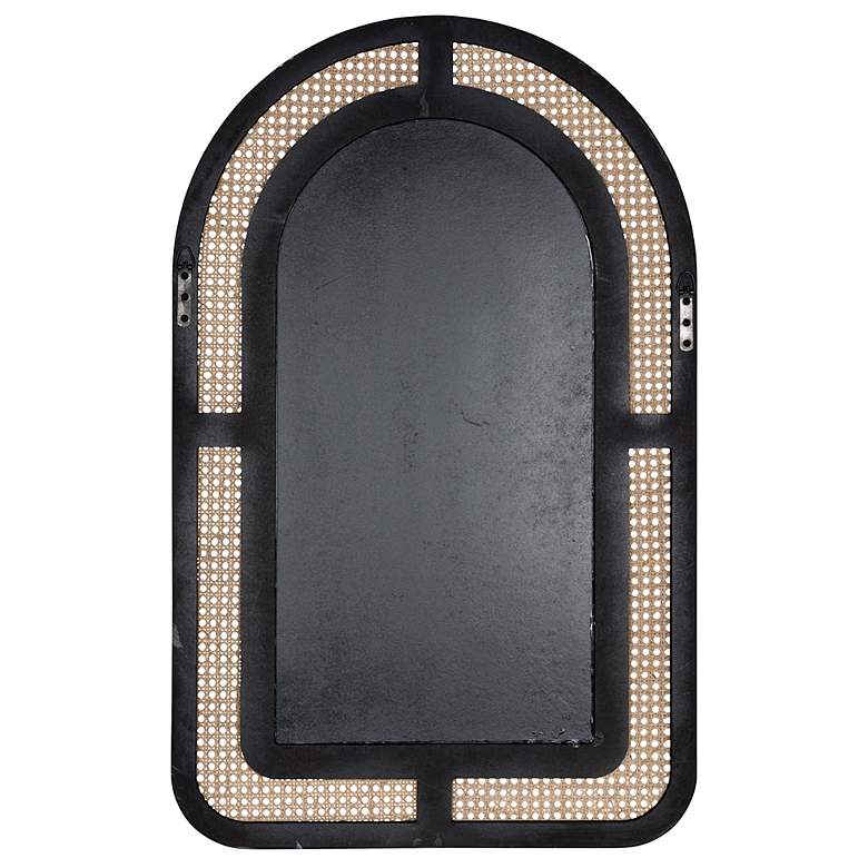 Image 6 Cooper Classics Emma Natural and Black 24 inch x 38 inch Wall Mirror more views