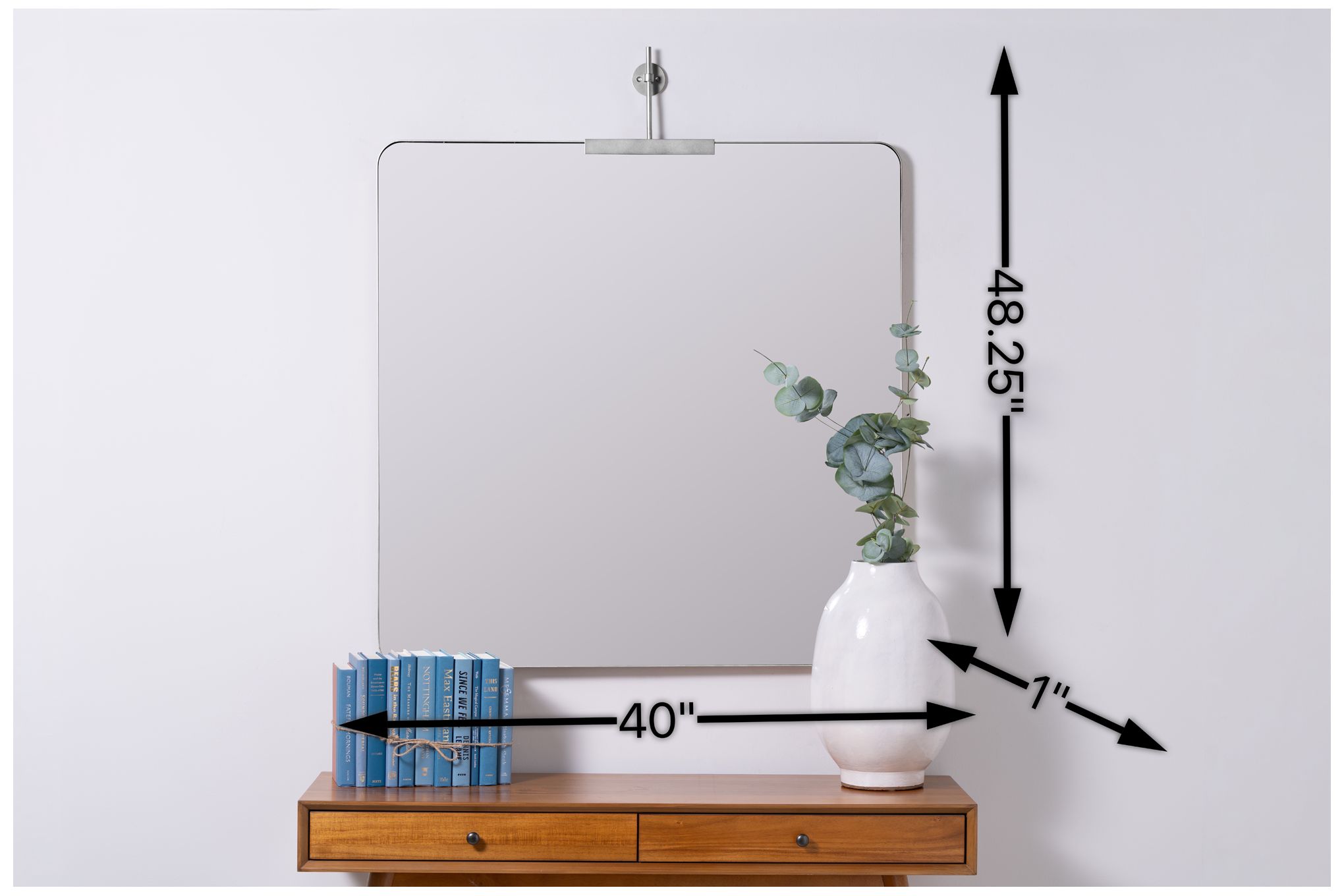 Image 7 Cooper Classics Frida Silver 40" x 48" Square Wall Mirror more views