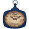 Cooper Classics Glaina 17" High Vintage-Style Wall Clock