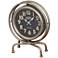 Cooper Classics Grande Silver 15" High Table Clock