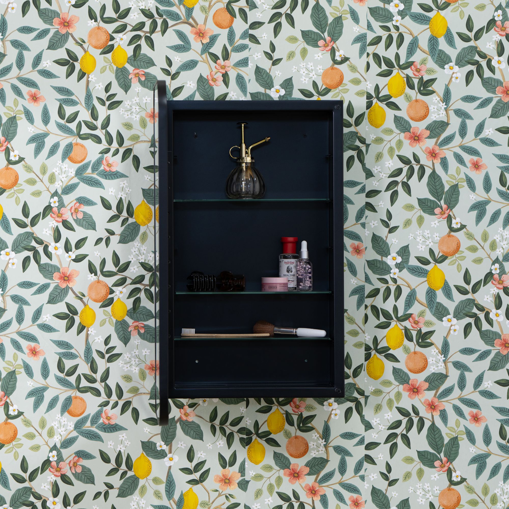 Image 4 Cooper Classics Hadley 16" Wide Black Medicine Cabinet more views