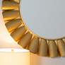 5_Cooper Classics Harlow Metallic Gold 36" Round Wall Mirror more views