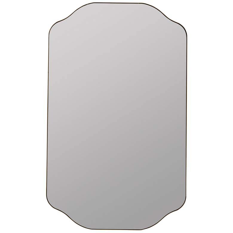 Image 4 Cooper Classics Henry Gold 21" x 34" Rectangular Wall Mirror more views