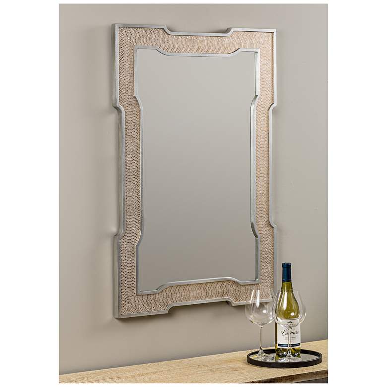 Image 1 Cooper Classics Hermione Champagne 24 inch x 36 inch Wall Mirror
