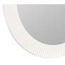 3_Cooper Classics Josia Glossy White 36" Round Wall Mirror more views