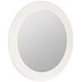 5_Cooper Classics Josia Glossy White 36" Round Wall Mirror more views