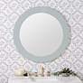 5_Cooper Classics Josia Iceberg 36" Round Wall Mirror more views