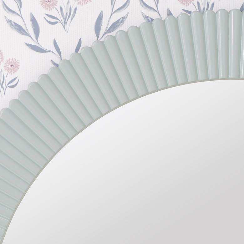 Image 6 Cooper Classics Josia Iceberg 36" Round Wall Mirror more views