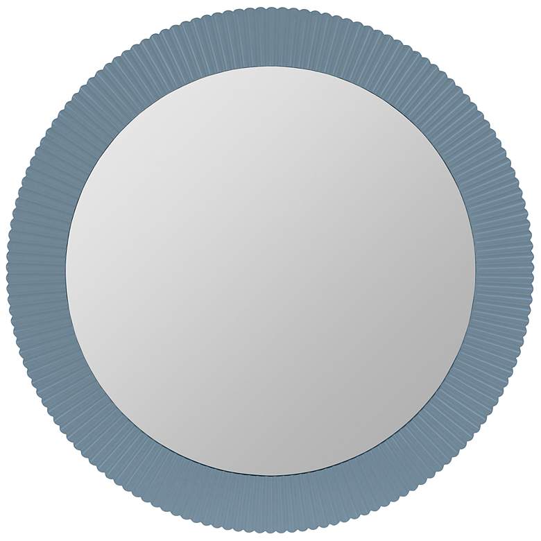 Image 2 Cooper Classics Josia Windy Skys 36" Round Wall Mirror