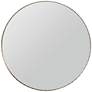 3_Cooper Classics Jules Gold Metal 31 1/2" Round Wall Mirror more views