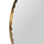 4_Cooper Classics Jules Gold Metal 31 1/2" Round Wall Mirror more views