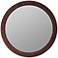 Cooper Classics Lanie Cherry 36" x 36" Round Wall Mirror