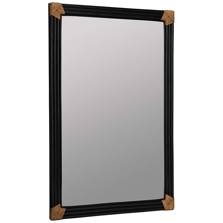 Image 4 Cooper Classics Lisandro Black 24" x 36" Wall Mirror more views