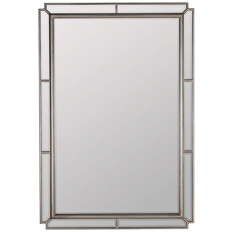 Image 1 Cooper Classics Lyra Champagne Metal 26 inch x 38 inch Wall Mirror