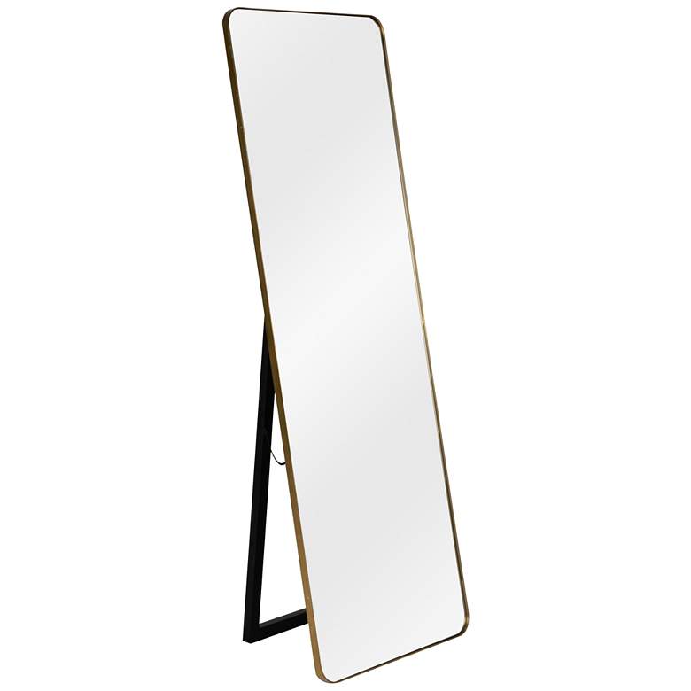 Image 1 Cooper Classics Melrose Gold 24" x 68" Standing Floor Mirror