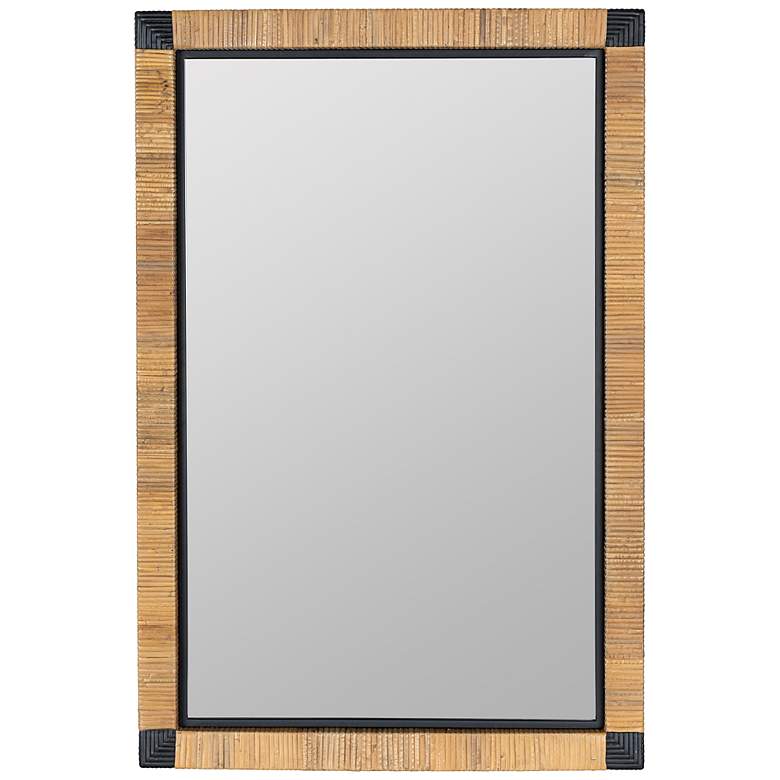 Image 1 Cooper Classics Parker Natural 24 inch x 36 inch Wall Mirror