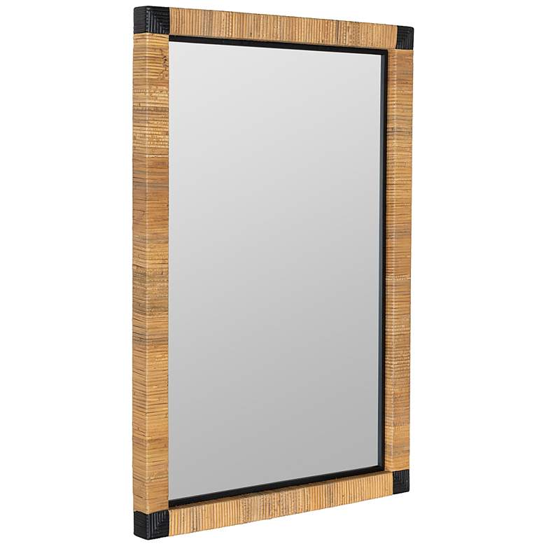 Image 4 Cooper Classics Parker Natural 24 inch x 36 inch Wall Mirror more views