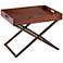 Cooper Classics Perera Distressed Tray-Top Cocktail Table