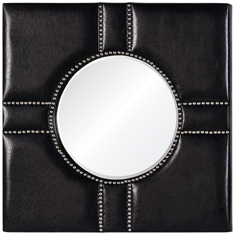 Image 1 Cooper Classics Quentin Black 32" Square Wall Mirror