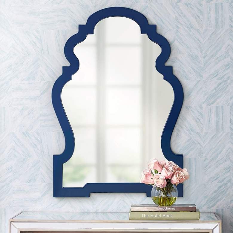 Image 1 Cooper Classics Reba Cobalt 26" x 38" Wall Mirror