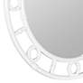 Cooper Classics Reena Glossy White 34 1/4" Round Wall Mirror