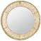 Cooper Classics Richey Aged Gold 19" Round Wall Mirror