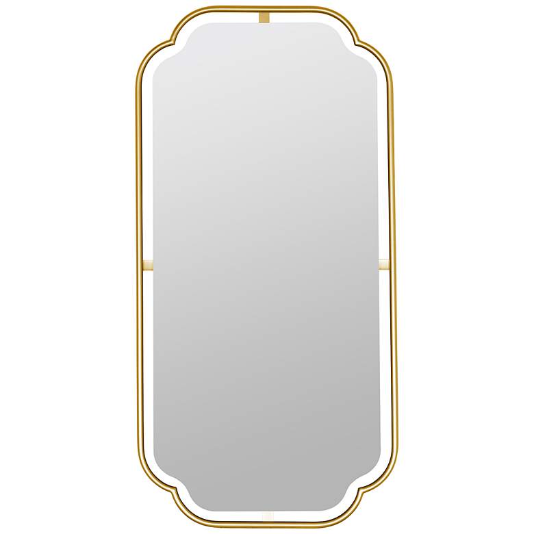 Image 1 Cooper Classics Sebastian Gold 24" x 48" Wall Mirror