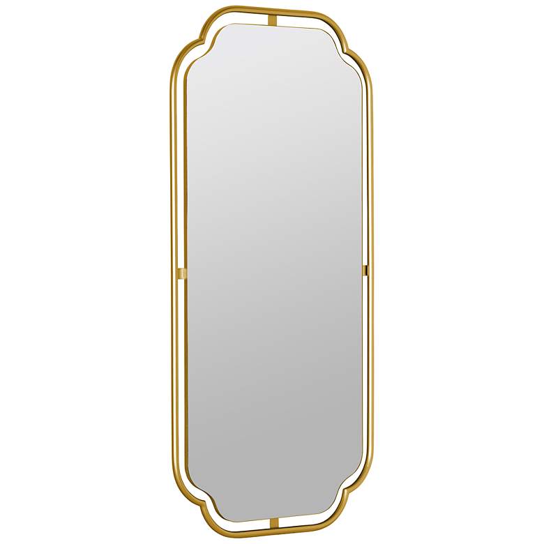 Image 2 Cooper Classics Sebastian Gold 24" x 48" Wall Mirror more views
