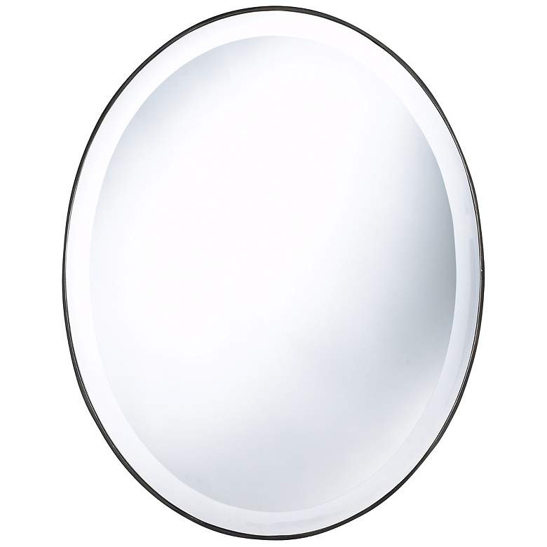 Image 2 Cooper Classics Seymour 22 inch x 28 inch Oval Wall Mirror