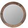 Cooper Classics Shelton Walnut 40" Round Wall Mirror