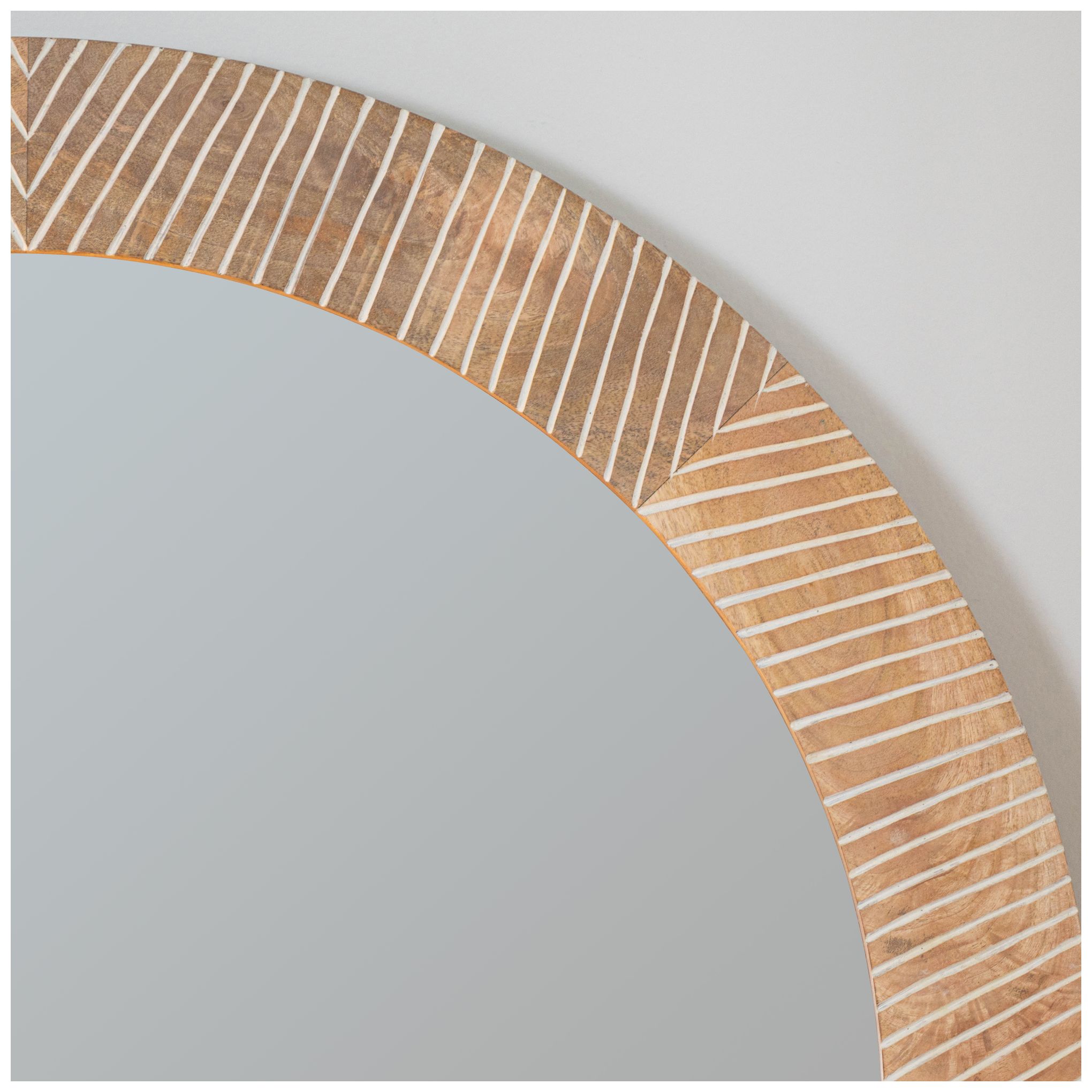 Cooper Classics Shelton Walnut 40" Round Wall Mirror