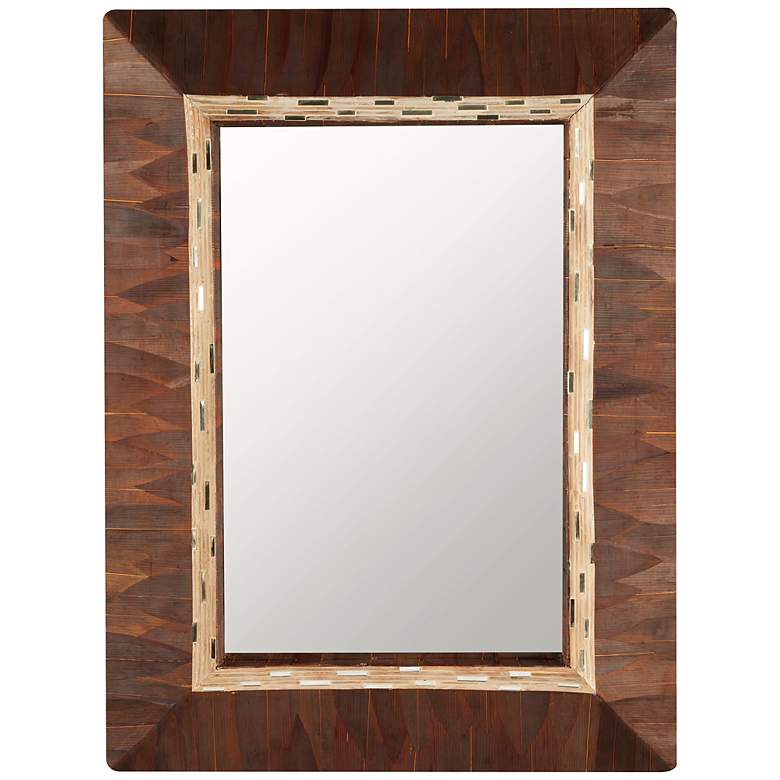 Image 1 Cooper Classics St. Laurent 31 1/4"H Bamboo Wall Mirror