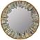 Cooper Classics Tefo Driftwood 31 1/4" Round Wall Mirror