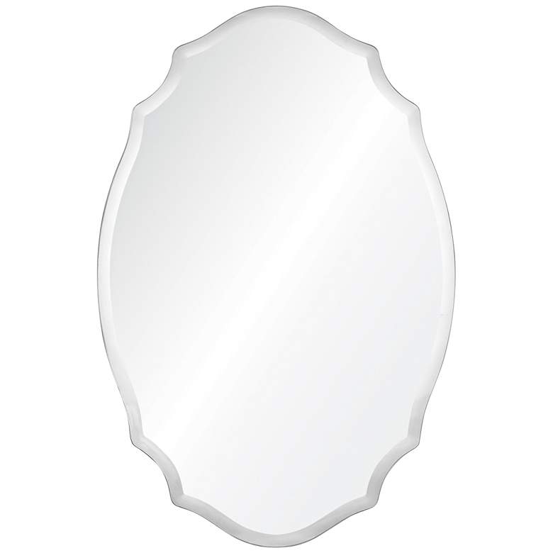 Image 2 Cooper Classics Tia Beveled 24" x 36" Oval Wall Mirror