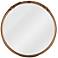 Cooper Classics Tristen Gold Leaf 31 1/2" Round Wall Mirror