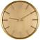 Cooper Classics Versailles Shiny Gold 24" Round Wall Clock