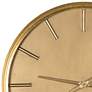 Cooper Classics Versailles Shiny Gold 24" Round Wall Clock